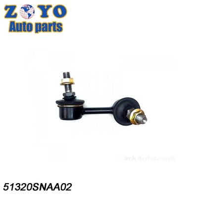 Couche E noire Liens de barres de stabilisateur arrière pour Honda Civic 06-11 Amélioration de la suspension