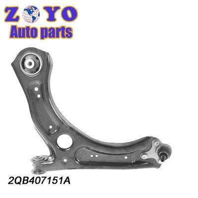 N° OE 2QB407151A Pièces de suspension automatique à bras de commande réglable avant inférieur pour VW Polo 2017-2021